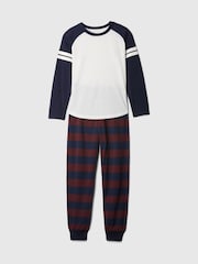 Gap Blue/Red Check Long Sleeve Pyjama Set (4-13yrs) - Image 1 of 3
