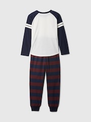 Gap Blue/Red Check Long Sleeve Pyjama Set (4-13yrs) - Image 2 of 3