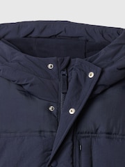 Gap Navy Blue Midweight Puffer Jacket (4-13yrs) - Image 5 of 6