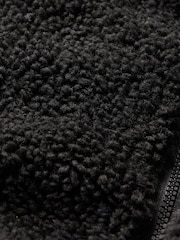 Gap Black Sherpa Zip Up Hooded Fleece (4-13yrs) - Image 5 of 5