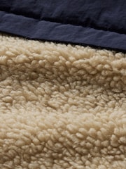Gap Beige Sherpa Zip Up Hooded Fleece (4-13yrs) - Image 5 of 5