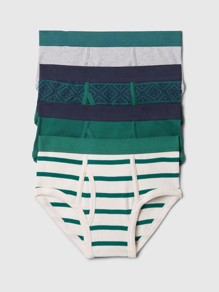 zelena - Gap 4 komplet Cotton oprijete spodnjice (4-13let) - Slika 1 iz 1