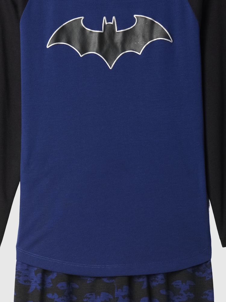 Gap Blue Batman Long Sleeve Pyjama Set (4-13yrs) - Image 3 of 3
