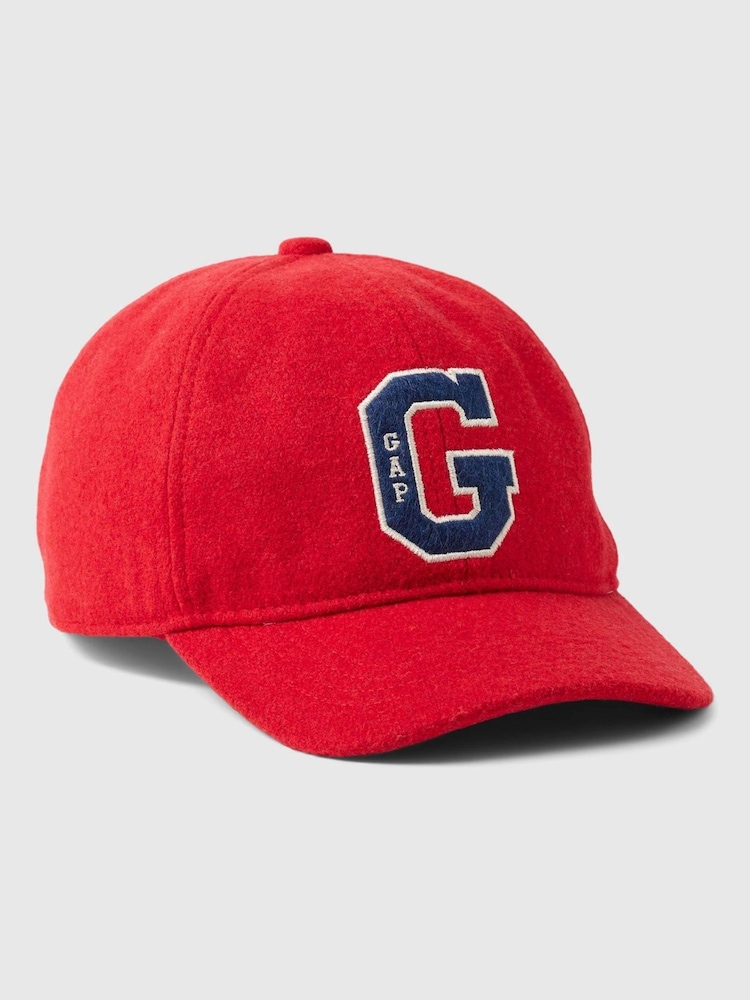 Gap Red Kids Logo Varsity Baseball Cap (4-10yrs) - Image 1 of 1