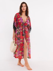 Figleaves Frida Beach Red Cover-Up - Image 1 of 4