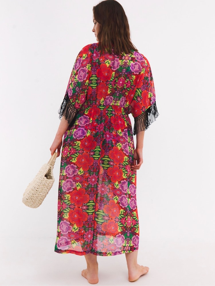 Figleaves Frida Beach Red Cover-Up - Image 2 of 4