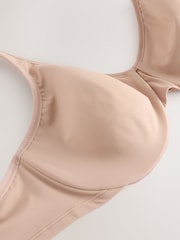 Almond DD+ Pad Full Cup Praline Nude DD+ Supersoft Comfort Padded Strap Minimising Full Cup T-Shirt Bra - Image 7 of 8
