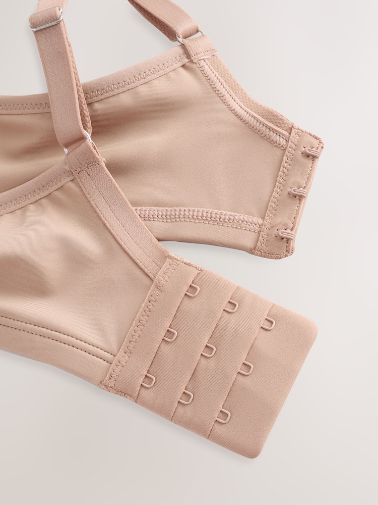 Almond DD+ Pad Full Cup Praline Nude DD+ Supersoft Comfort Padded Strap Minimising Full Cup T-Shirt Bra - Image 8 of 8