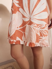 Blue/Orange Palms 100% Cotton Slips 2 Pack - Image 9 of 9