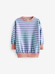Синяя/пурпурная - Stripe 100% Cotton Sweatshirt (3-16yrs) - Изображение 4 из 7