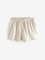 Green/Oatmeal Spot Frill Vest Short Set Pyjamas 2 pack - Image 10 of 13