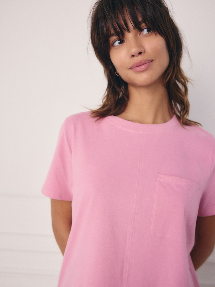 Pink Heart Short Set Pyjamas - Image 4 of 10