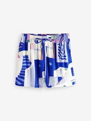 Blue Houses Button Through Short Set Pyjamas - Image 9 of 11