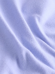 Azul con palmeras - Conjunto de pijama corto de algodón 100 % texturizado - Imagen 14 de 15
