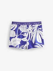 Cobalt Blue Leaf Short Set Pyjamas - Image 8 of 10