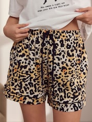 Leopard Proud London Cotton Short Set 100% Cotton Pyjamas - Image 4 of 6