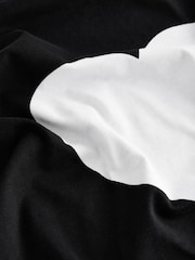 Black/White Heart 100% Cotton Nightie - Image 9 of 9