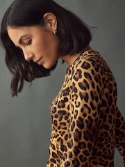 Animal Soft Touch Ribbed Long Sleeve T-Shirt with TENCEL™ Lyocell - Image 2 of 4