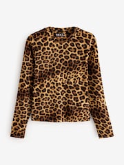 Animal Soft Touch Ribbed Long Sleeve T-Shirt with TENCEL™ Lyocell - Image 3 of 4