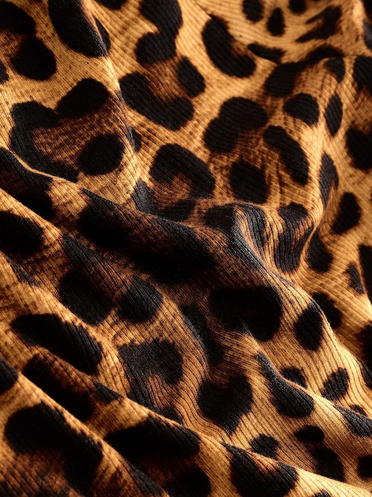 Animal Soft Touch Ribbed Long Sleeve T-Shirt with TENCEL™ Lyocell - Image 4 of 4