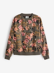 Khaki Green Cheetah Cosy Long Sleeve Pyjamas - Image 7 of 10