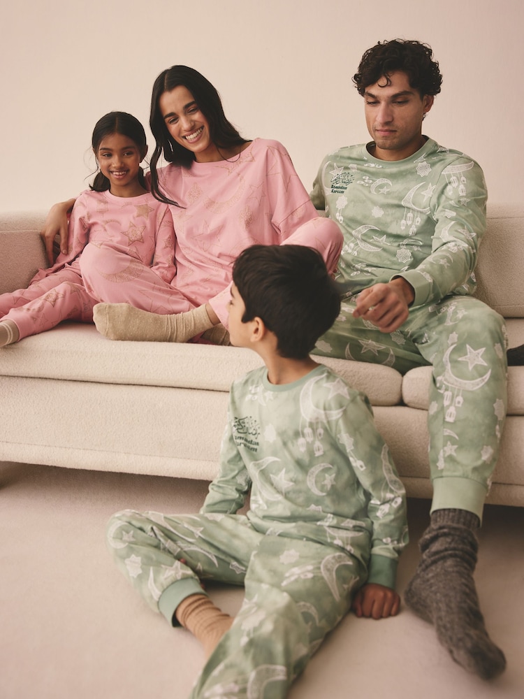 Rose - Ensemble pyjama familial assorti pour l’Aïd femme - Image 4 of 10