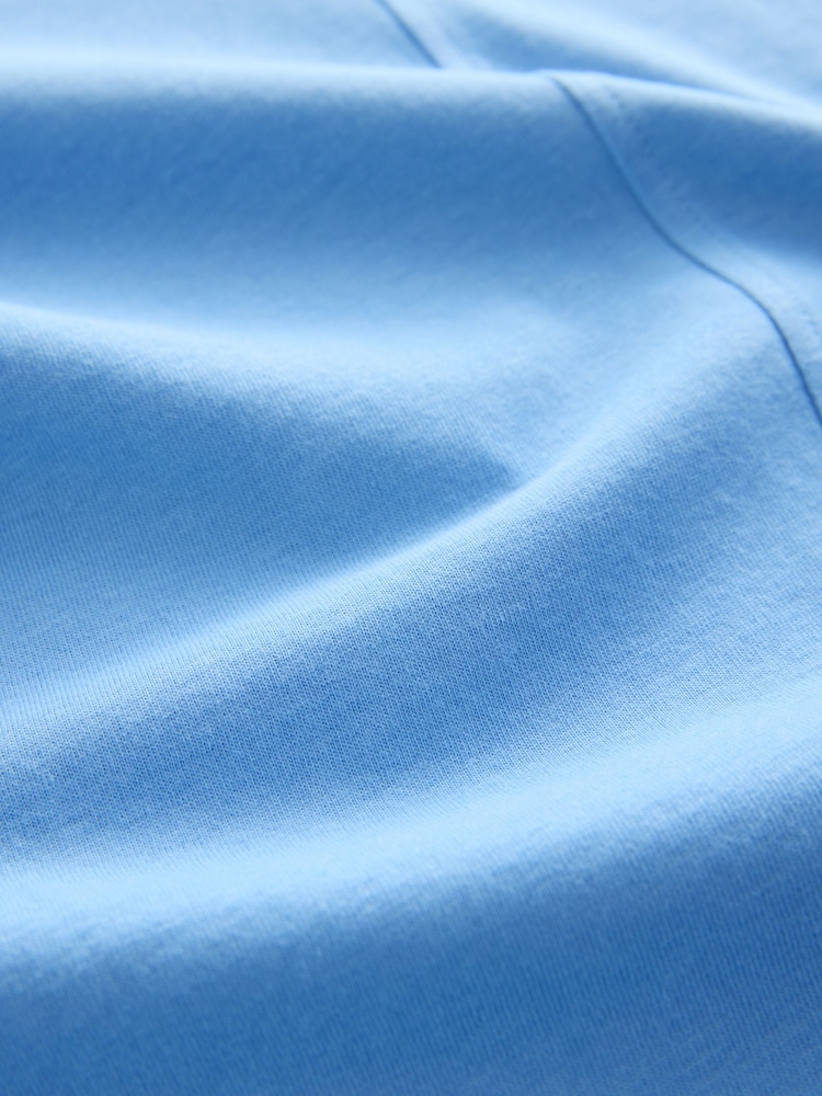 Blue 100% Cotton Short Sleeve Pyjamas - Image 6 of 6