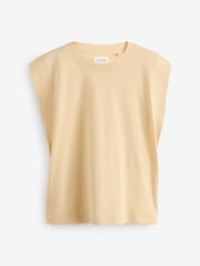 Yellow Floral 100% Cotton Cap Sleeve Pyjamas - Image 7 of 10
