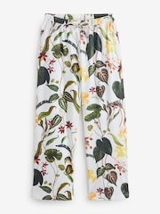 Yellow Floral 100% Cotton Cap Sleeve Pyjamas - Image 9 of 10