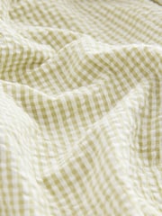 Sage Green 100% Cotton Textured Short Sleeve Pyjamas - Image 13 of 13
