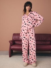 Pink Lips Button Through Pyjamas - Image 2 of 9