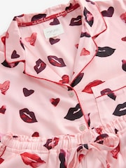 Pink Lips Button Through Pyjamas - Image 8 of 9