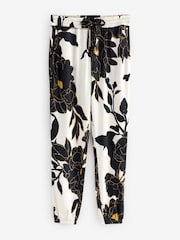 Black/Ochre Floral Cosy Long Sleeve Pyjamas - Image 6 of 7