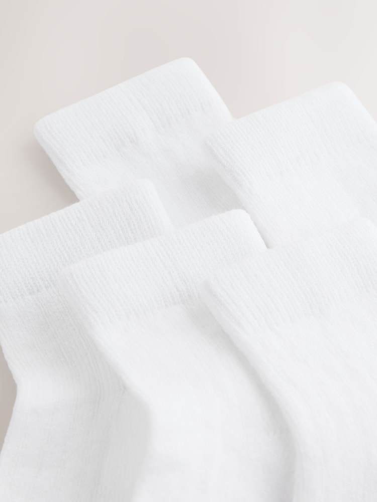 White Baby Socks 5 Pack (0mths-2yrs) - Image 3 of 3