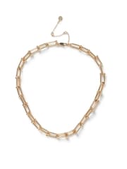 Aela Gold Tone Chain Link Necklace - Image 1 of 3