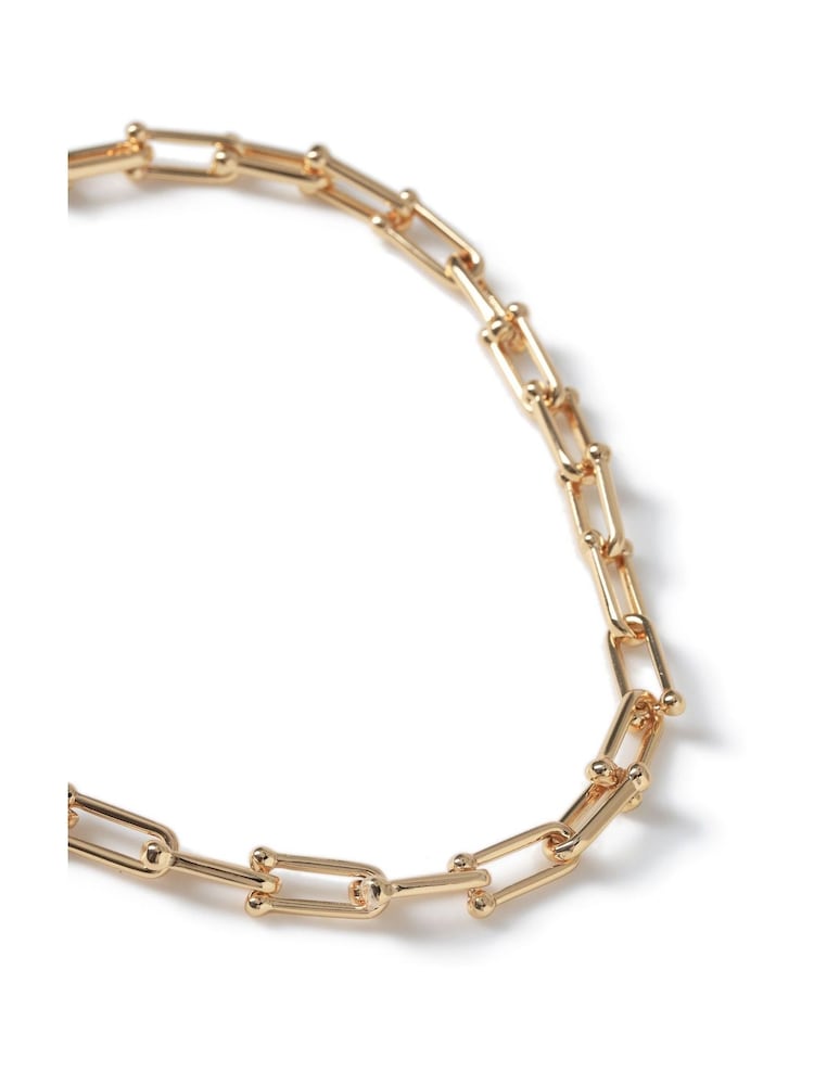 Aela Gold Tone Chain Link Necklace - Image 2 of 3