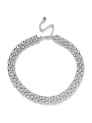 Aela Silver Tone Watch Strap Necklace - Image 3 of 4