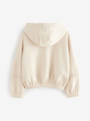 Neutral Crochet Elasticated Hoodie (3-16yrs) - Image 7 of 9