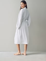 Gris - Jersey Textured Dressing Gown - Imagen 9 de 10