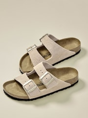Sand - Birkenstock Arizona Suede Sandals - Image 1 of 4