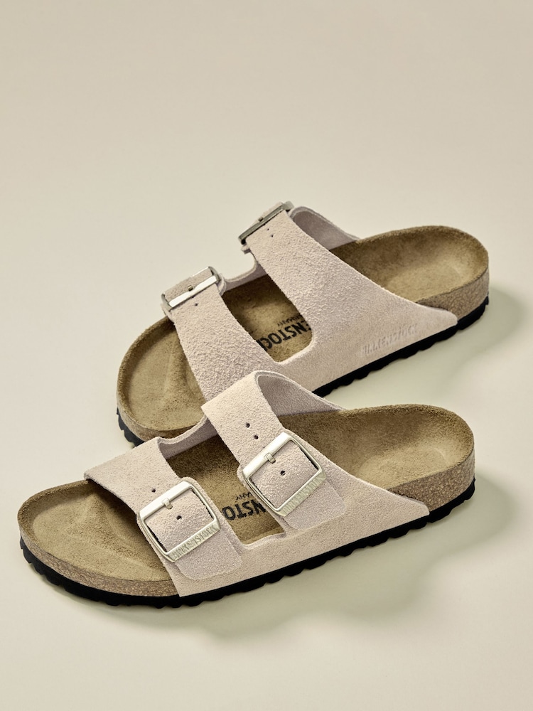 Sand - Birkenstock Arizona Veloursledersandalen - Bild 4 von 4 Sand - Birkenstock Arizona Veloursledersandalen - Bild 4 von 4