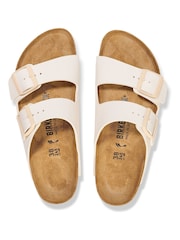 Birkenstock Cream Arizona Birko Flor Sandals - Image 3 of 3