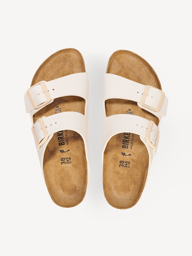 Birkenstock Cream Arizona Birko Flor Sandals - Image 6 of 6
