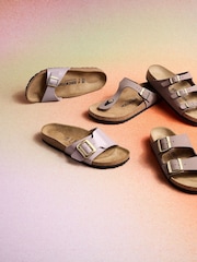 Birkenstock Faded Purple Arizona Suede Sandals - Image 4 of 4