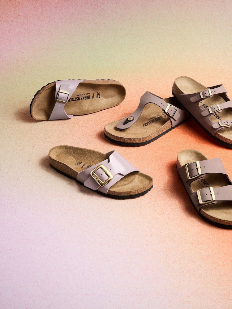 Birkenstock Faded Purple Arizona Suede Sandals - Image 4 of 4