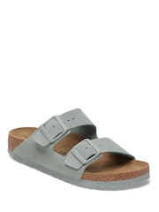 Birkenstock Pure Sage Arizona Suede Sandals - Image 2 of 3