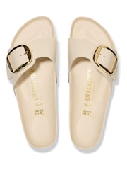 Birkenstock White Madrid Big Buckle Sandals - Image 5 of 5