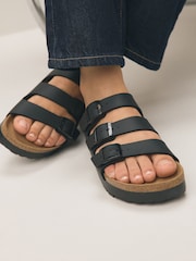 Birkenstock Black Florida Papillio Birko Flor Sandals - Image 2 of 6