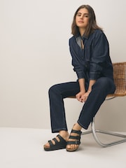 Birkenstock Black Florida Papillio Birko Flor Sandals - Image 3 of 6