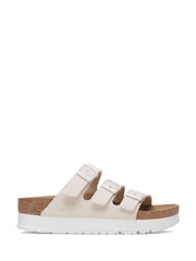 Birkenstock Eggshell Florida Papillio Birko Flor Sandals - Image 1 of 3